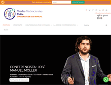 Tablet Screenshot of charlasmotivacionales.cl